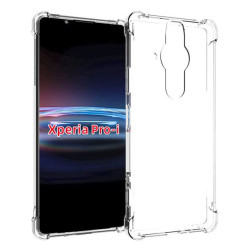 Etui Jelly Anti Shock na telefon Sony Xperia Pro-1 bezbarwne