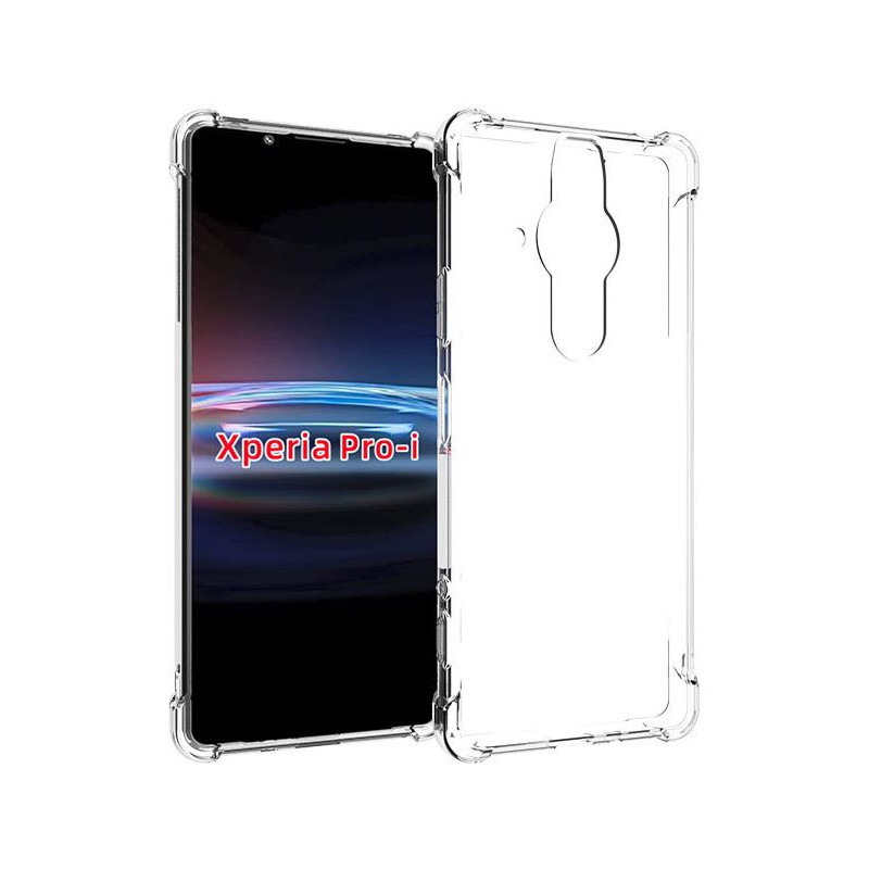 Etui Jelly Anti Shock na telefon Sony Xperia Pro-1 bezbarwne