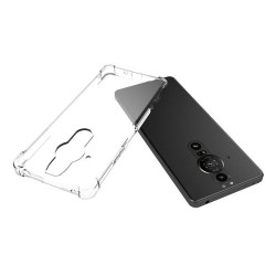 Etui Jelly Anti Shock na telefon Sony Xperia Pro-1 bezbarwne