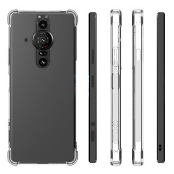 Etui Jelly Anti Shock na telefon Sony Xperia Pro-1 bezbarwne