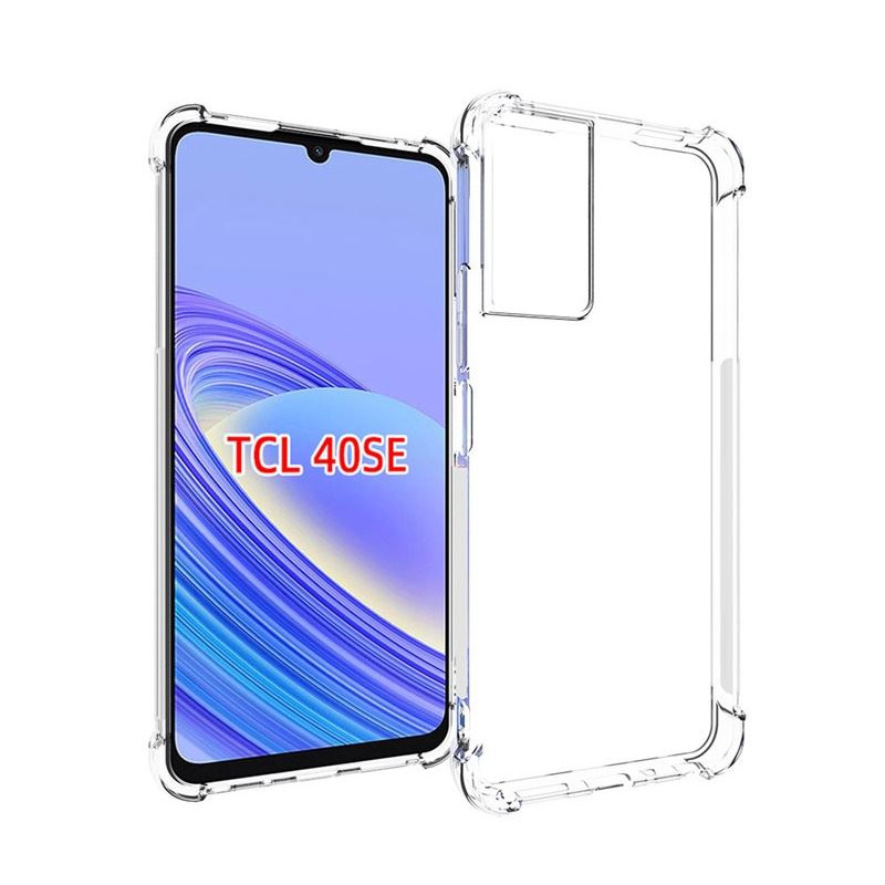 Etui Jelly Anti Shock na telefon TCL 40SE T610K2 6156 6156A 6156A1 bezbarwne