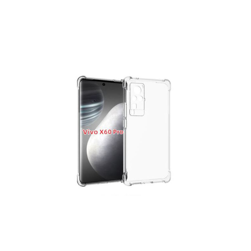 Etui Jelly Anti Shock na telefon Vivo X60 Pro V2047A bezbarwne
