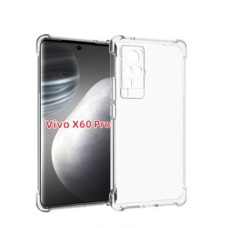 Etui Jelly Anti Shock na telefon Vivo X60 Pro V2047A bezbarwne
