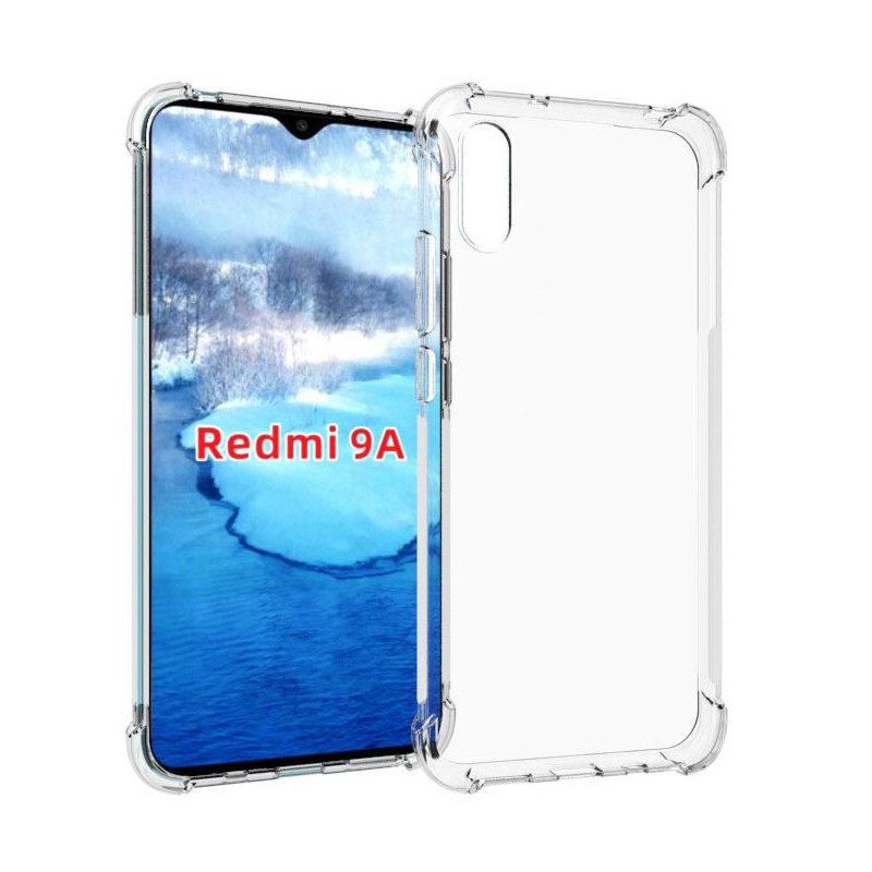 Etui Jelly Anti Shock na telefon Xiaomi Redmi 9A 9AT 9i bezbarwne