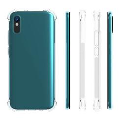 Etui Jelly Anti Shock na telefon Xiaomi Redmi 9A 9AT 9i bezbarwne