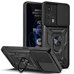 Etui Pancerne CAMSHIELD na telefon motorola edge 20 pro 5G XT2153 czarne