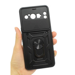 Etui pancerne CamShield Ring na telefon Google Pixel 8 Pro 5G czarne