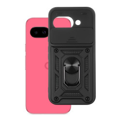 Etui Pancerne CAMSHIELD Ring na telefon Google Pixel 9a 5G GXQ96 czarne