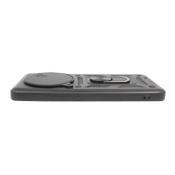Etui Pancerne CAMSHIELD Ring na telefon Honor Magic 6 Lite 5G ALI-NX3 / X50 5G ALI-AN00 / X9b 5G ALI-NX1 czarne