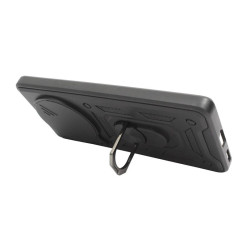 Etui Pancerne CAMSHIELD Ring na telefon Honor Magic 6 Lite 5G ALI-NX3 / X50 5G ALI-AN00 / X9b 5G ALI-NX1 czarne
