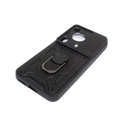 Etui Pancerne CAMSHIELD Ring na telefon Huawei Pura 70 Ultra HBP-LX9 czarne