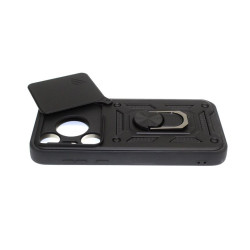 Etui pancerne CamShield Ring na telefon Huawei Pura 70 Pro / 70 Pro+ czarne
