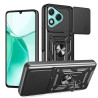 Etui pancerne CamShield Ring na telefon Honor 400 Lite 5G czarne