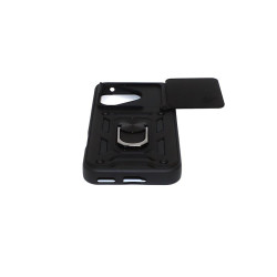 Etui pancerne CamShield Ring na telefon Honor 400 Lite 5G czarne
