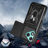 Etui pancerne CamShield Ring na telefon Honor 400 Lite 5G czarne
