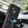 Etui pancerne CamShield Ring na telefon Infinix HOT 12 Play / 12 Play NFC czarne