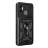 Etui pancerne CamShield Ring na telefon Infinix HOT 12 Play / 12 Play NFC czarne