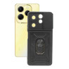 Etui Pancerne CAMSHIELD Ring na telefon Infinix HOT 40 Pro 4G LTE X6837 / Tecno Spark 20 Pro KJ6 czarne
