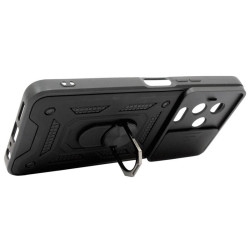 Etui Pancerne CAMSHIELD Ring na telefon Infinix Note 12 Pro 4G X676B G99 / 12 2023 X676C czarne