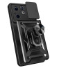 Etui pancerne CamShield Ring na telefon Infinix Hot 40i / Smart 8 czarne