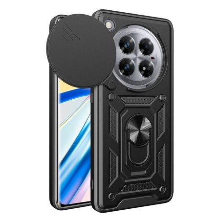 Etui Pancerne CAMSHIELD Ring na telefon Infinix ZERO 40 5G X6861 czarne