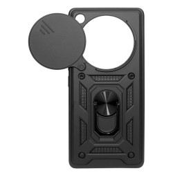 Etui Pancerne CAMSHIELD Ring na telefon Infinix ZERO 40 5G X6861 czarne