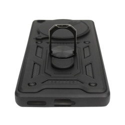 Etui Pancerne CAMSHIELD Ring na telefon Infinix ZERO 40 5G X6861 czarne