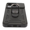 Etui Pancerne CAMSHIELD Ring na telefon Apple iPhone 14 Pro A2890 czarne