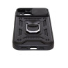 Etui pancerne CamShield Ring na telefon Apple iPhone 15 czarne