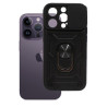 Etui Pancerne CAMSHIELD Ring na telefon Apple iPhone 15 Pro A3102 czarne