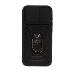 Etui Pancerne CAMSHIELD Ring na telefon Apple iPhone 15 Pro A3102 czarne