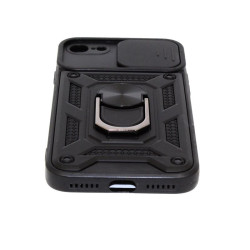 Etui Pancerne CAMSHIELD Ring na telefon Apple iPhone 7 / 8 / SE2 / SE3 czarne
