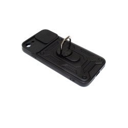 Etui Pancerne CAMSHIELD Ring na telefon Apple iPhone 7 / 8 / SE2 / SE3 czarne