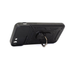 Etui Pancerne CAMSHIELD Ring na telefon Apple iPhone 7 / 8 / SE2 / SE3 czarne