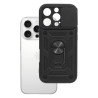 Etui pancerne CamShield Ring na telefon Apple iPhone 16 Pro Max czarne