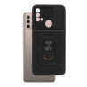 Etui Pancerne CAMSHIELD Ring na telefon motorola moto e20 / e30 / e40 czarne