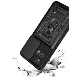 Etui pancerne CamShield Ring na telefon motorola edge 30 fusion 5G / moto s30 pro 5G czarne