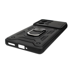 Etui pancerne CamShield Ring na telefon motorola edge 50 5G czarne