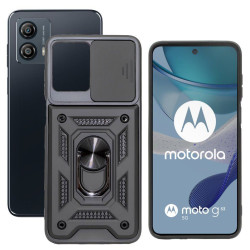 Etui Pancerne CAMSHIELD Ring na telefon motorola moto g13 4G XT2331 / g23 4G XT2333 / g53 5G XT2335 czarne