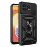 Etui Pancerne CAMSHIELD Ring na telefon motorola edge 40 pro 5G czarne
