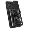 Etui pancerne CamShield Ring na telefon motorola edge 50 ultra 5G czarne