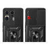 Etui pancerne CamShield Ring na telefon motorola edge 50 ultra 5G czarne