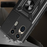 Etui pancerne CamShield Ring na telefon motorola edge 50 ultra 5G czarne