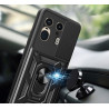 Etui pancerne CamShield Ring na telefon motorola edge 50 ultra 5G czarne