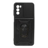 Etui Pancerne CAMSHIELD Ring na telefon motorola moto g52 4G / g71s / g82 5G czarne