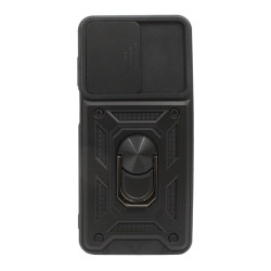 Etui Pancerne CAMSHIELD Ring na telefon motorola moto g52 4G / g71s / g82 5G czarne