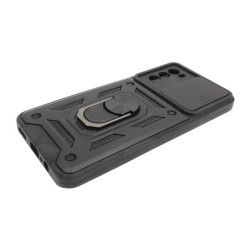 Etui Pancerne CAMSHIELD Ring na telefon motorola moto g52 4G / g71s / g82 5G czarne