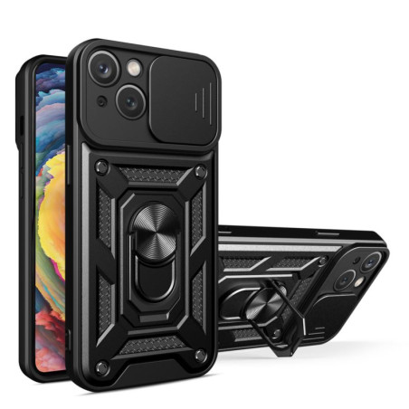 Etui pancerne CamShield Ring na telefon motorola moto g62 5G czarne