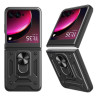 Etui pancerne CamShield Ring na telefon motorola razr 40 5G / razr 40 ultra 5G czarne