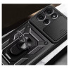 Etui Pancerne CAMSHIELD Ring na telefon motorola moto g75 5G XT2437 czarne